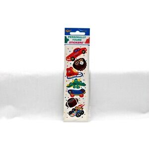 Vintage MATT Stickers RUSS Personally Yours car skateboard football NOS Rare NE